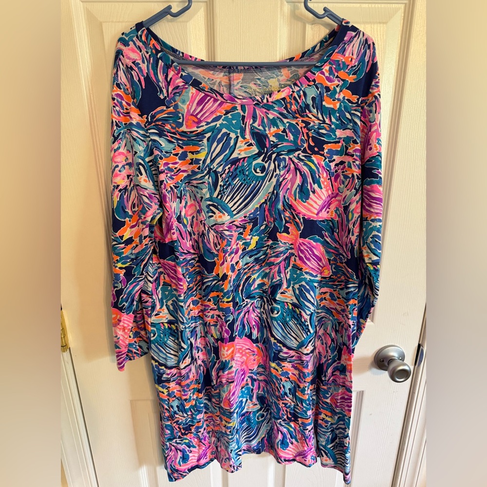 Lilly Pulitzer Pink and Blue dress